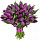 Букеты из сиреневых тюльпанов